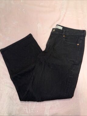 A&F curve love low rise ultra loose jean